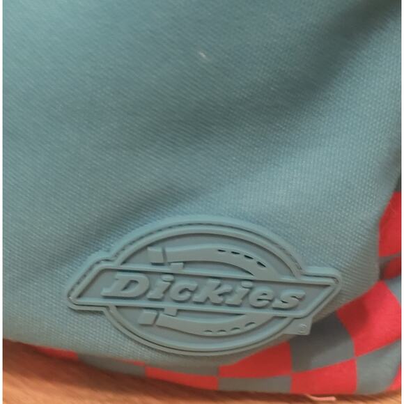 Dickies Laptop Backpack Spencers Exclusive  Blue Pink Checkered Skater Pre-owned - Picture 6 of 9